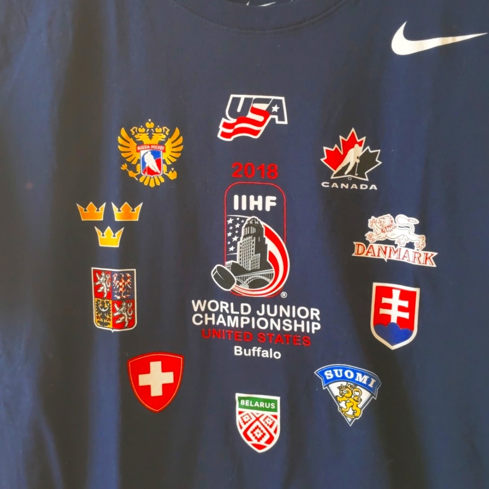 Nike hockey world junior IIHF chamionship tee